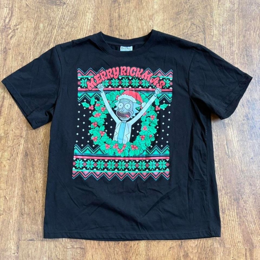 Rick and Morty Merry Rickmas graphic t-shirt